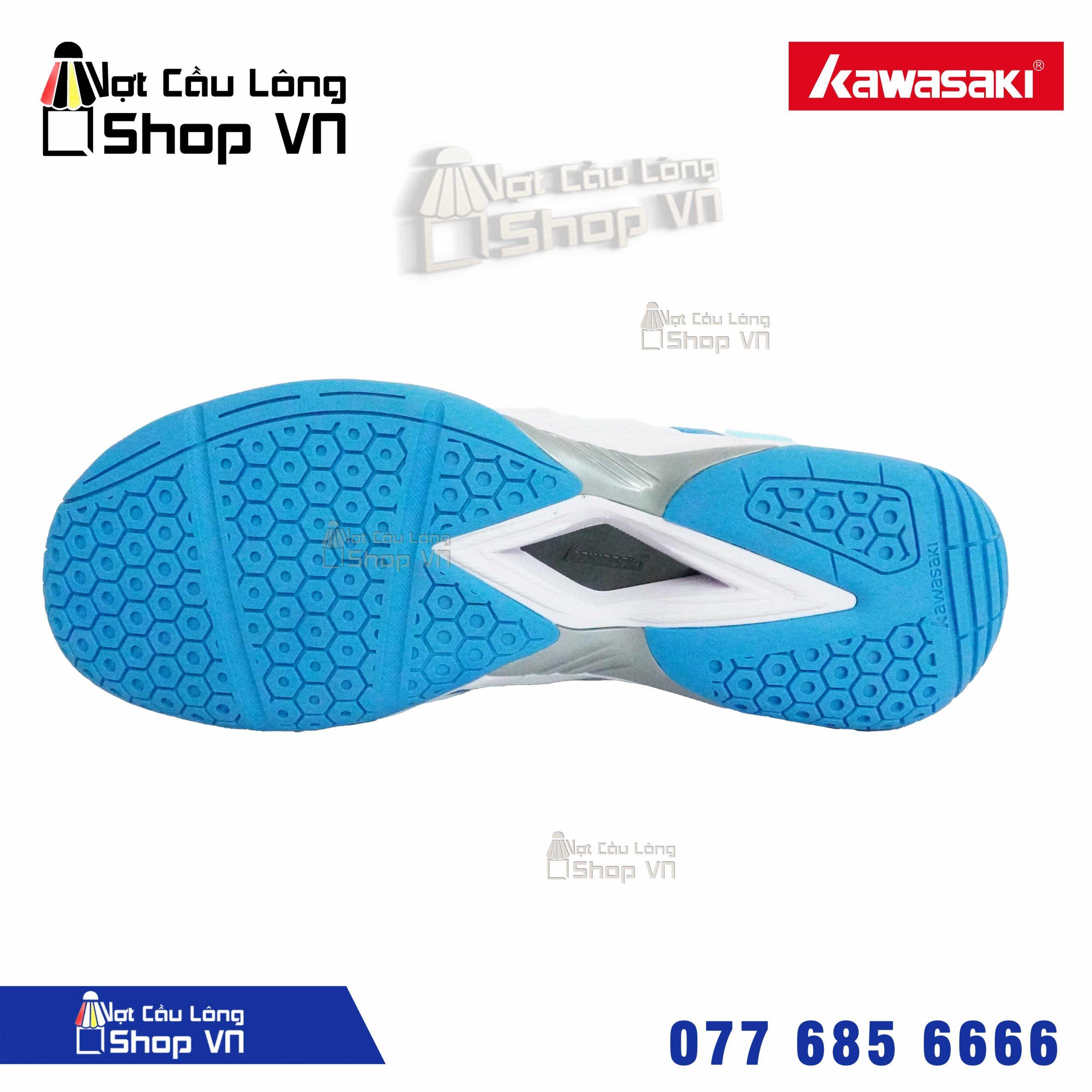 Giày Cầu Lông Kawasaki A3310 Trắng/xanh
