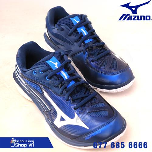 Giày Cầu Lông Mizuno Wave Claw 2 Wide (71ga211301) Xanh Navy