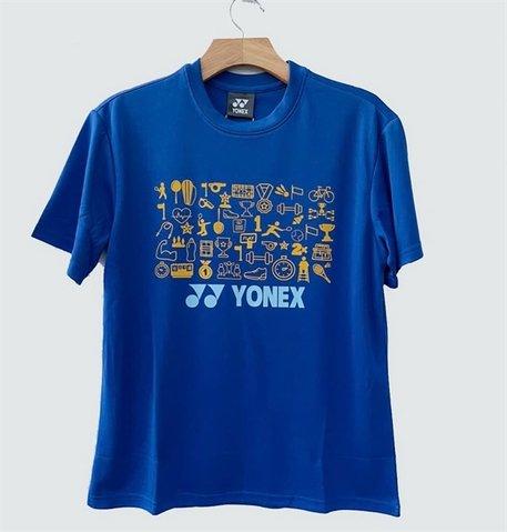 Áo Cầu Lông Yonex Hoạ Tiết - Xanh