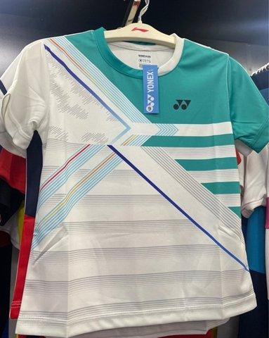 Áo Cầu Lông Yonex Kid Trắng/xanh Ngọc