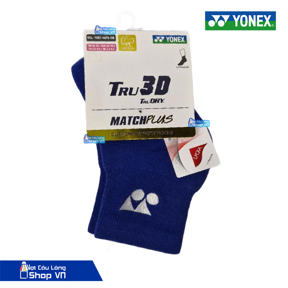 Vớ Yonex Match Plus 7 - 1292 Nightshadow Blue / White