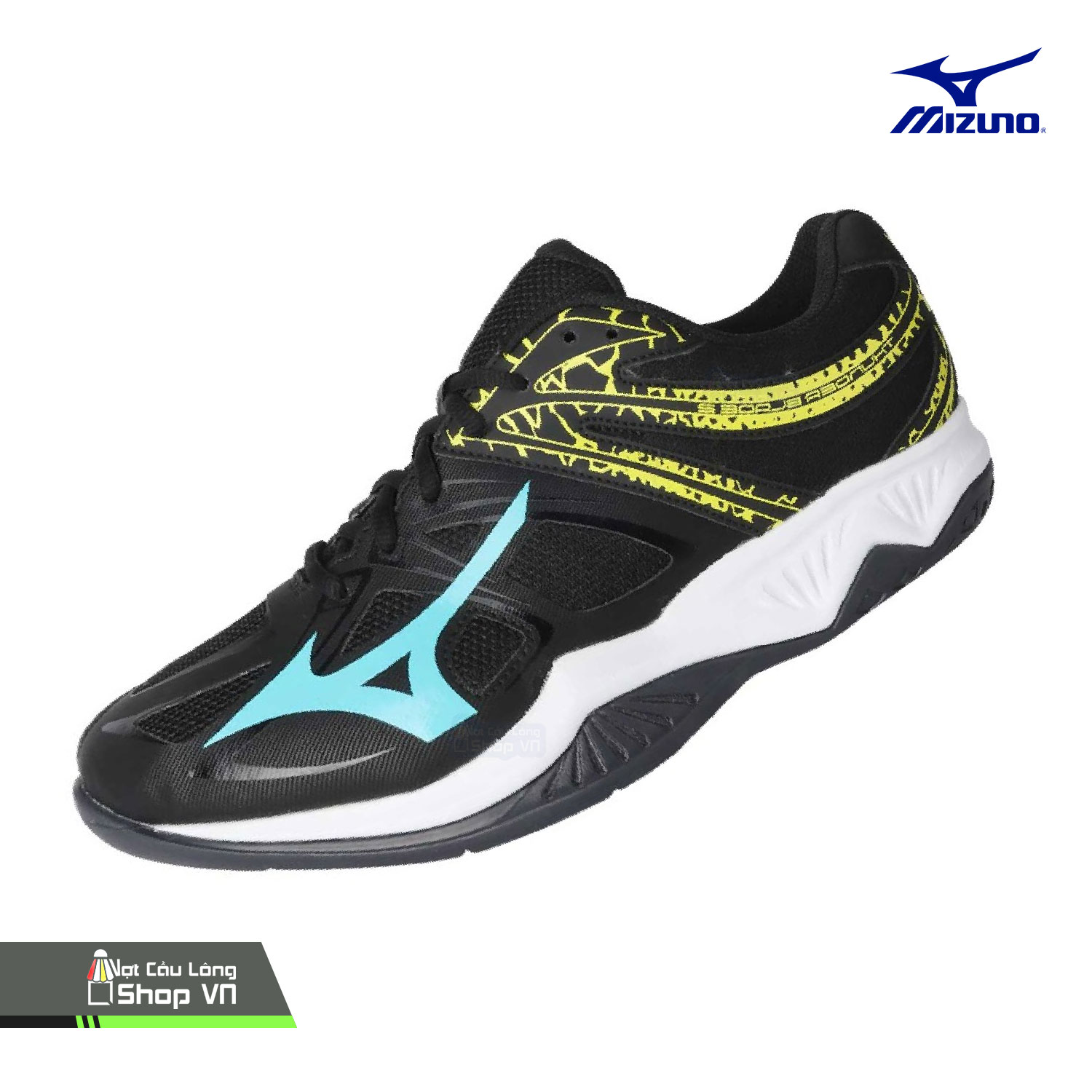 Giày Cầu Lông Mizuno Thunder Blade 2 (v1ga197052) Đen