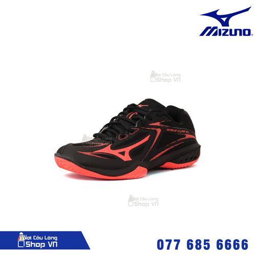 Giày Cầu Lông Mizuno Wave Claw El (71ga208009) Đen/đỏ