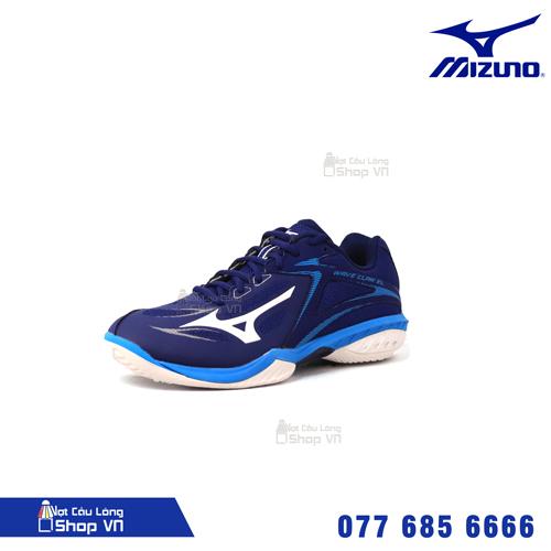 Giày Cầu Lông Mizuno Wave Claw El (71ga208027) Xanh Navy