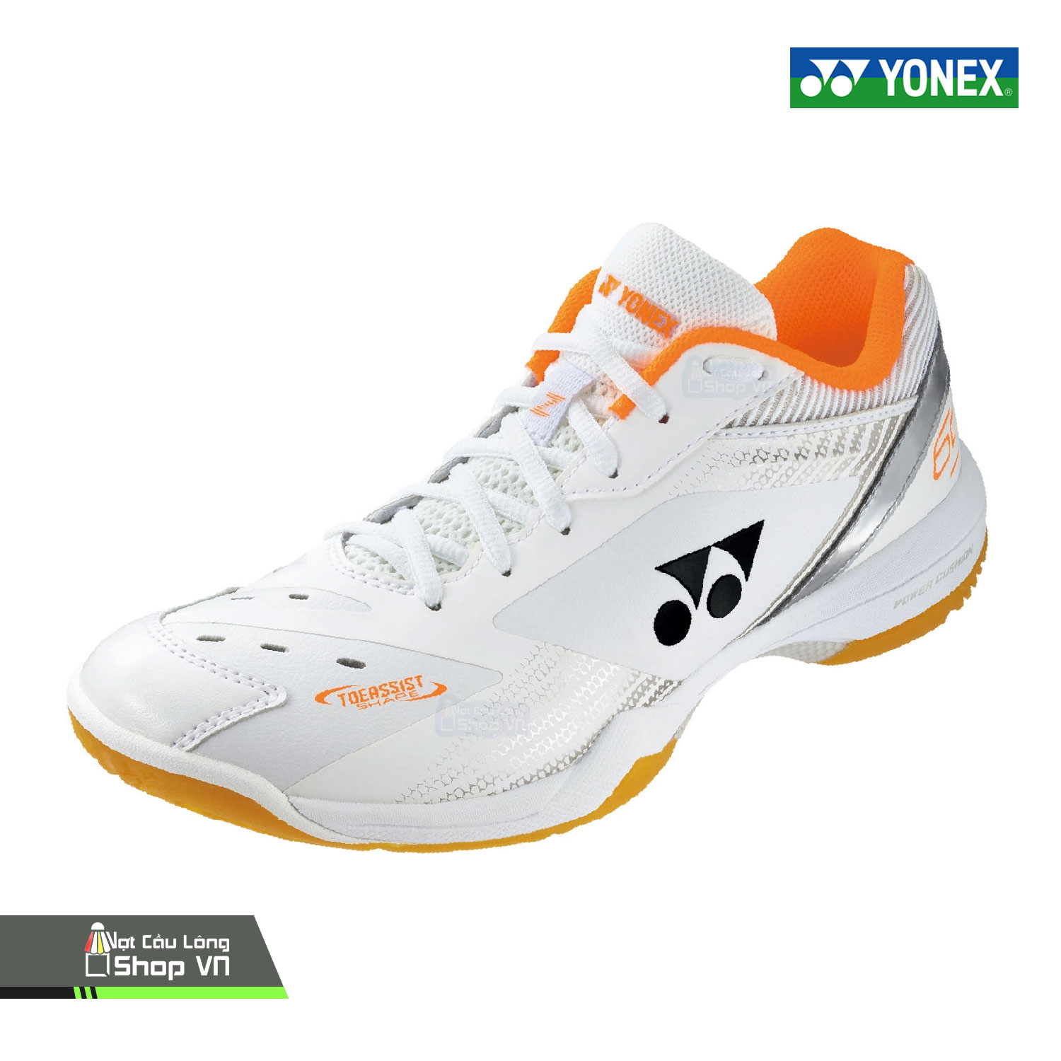 Giày Cầu Lông Yonex 65z3w Trắng/cam (wt/or) – Nội Địa Jp