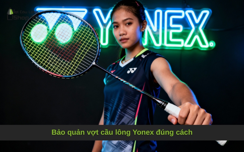Bảo quản vợt cầu lông Yonex đúng cách