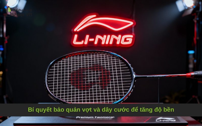 Bí quyết bảo quản vợt và dây cước để tăng độ bền