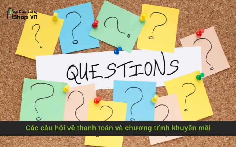 Các câu hỏi về thanh toán và chương trình khuyến mãi