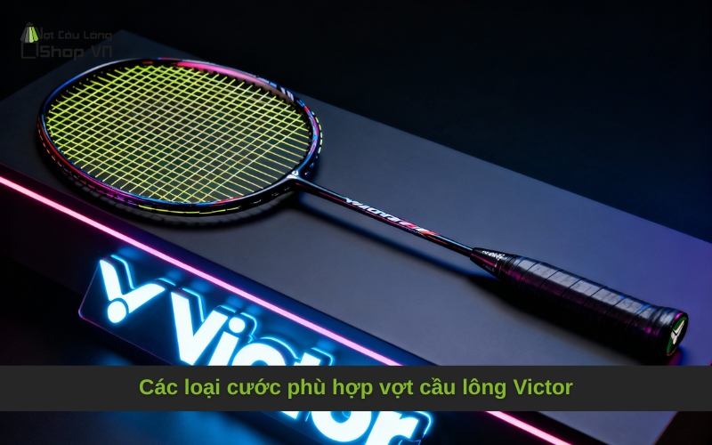 Các loại cước phù hợp vợt cầu lông Victor