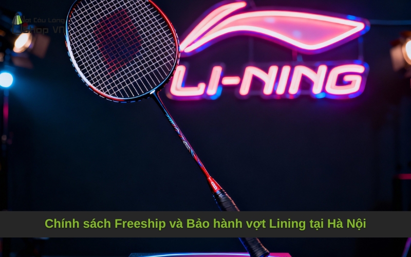 Chính sách Freeship và Bảo hành vợt Lining tại Hà Nội