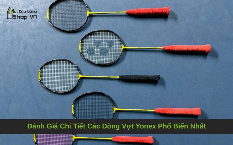 Đánh Giá Chi Tiết Các Dòng Vợt Yonex Phổ Biến Nhất