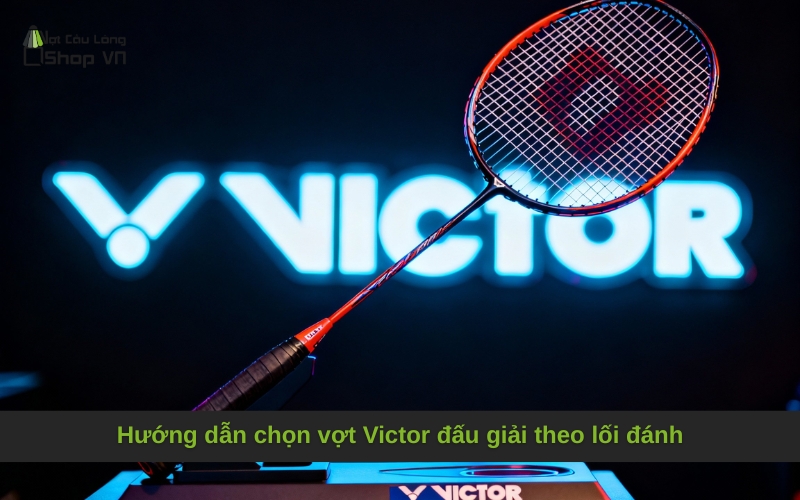 Hướng dẫn chọn vợt Victor đấu giải theo lối đánh