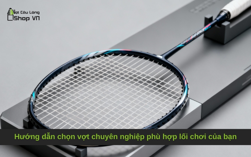 Hướng dẫn chọn vợt chuyên nghiệp phù hợp lối chơi của bạn