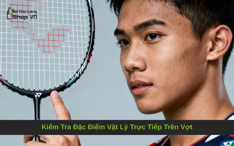 Kiểm Tra Đặc Điểm Vật Lý Trực Tiếp Trên Vợt