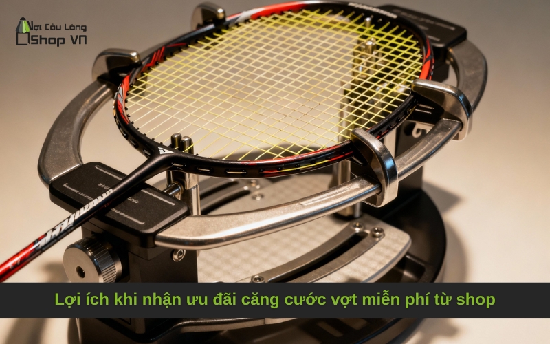 Lợi ích khi nhận ưu đãi căng cước vợt miễn phí từ shop