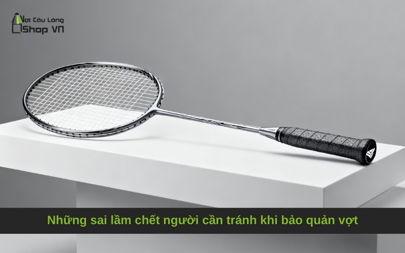 Những sai lầm chết người cần tránh khi bảo quản vợt