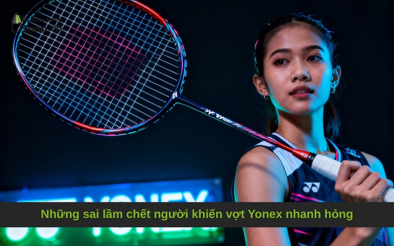 Những sai lầm chết người khiến vợt Yonex nhanh hỏng