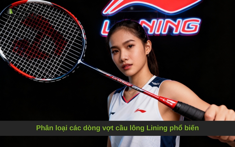 Phân loại các dòng vợt cầu lông Lining phổ biến