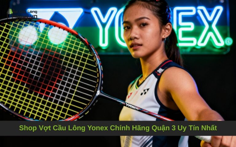 Shop Vợt Cầu Lông Yonex Chính Hãng Quận 3 Uy Tín Nhất