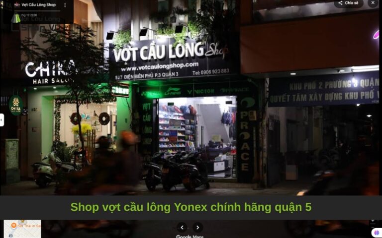 Shop vợt cầu lông Yonex chính hãng quận 5