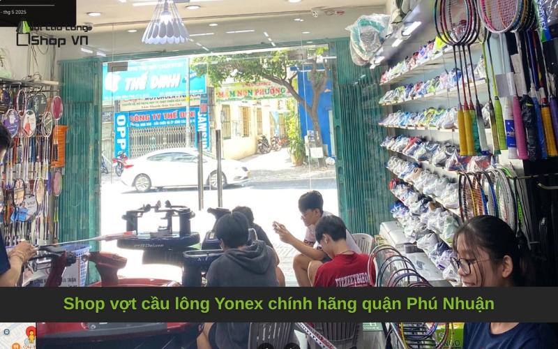 Shop vợt cầu lông Yonex chính hãng quận Phú Nhuận