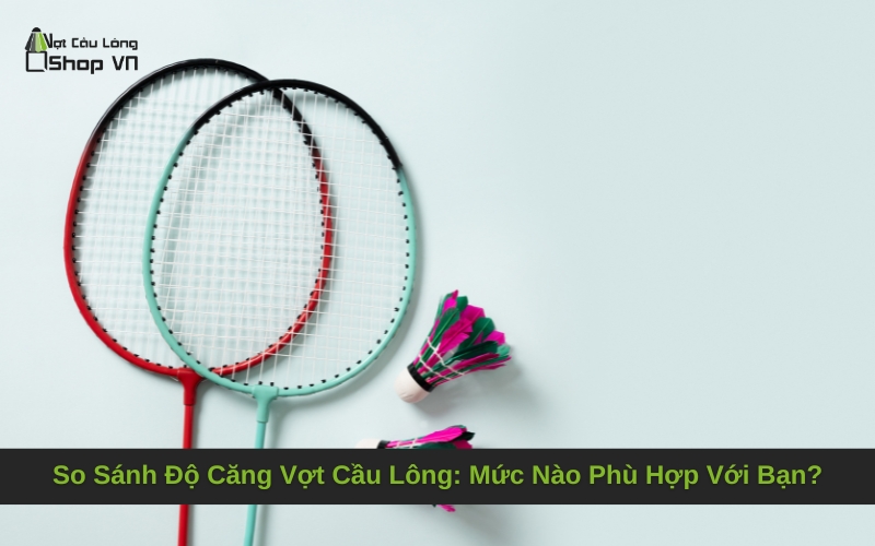So Sánh Độ Căng Vợt Cầu Lông: Mức Nào Phù Hợp Với Bạn?