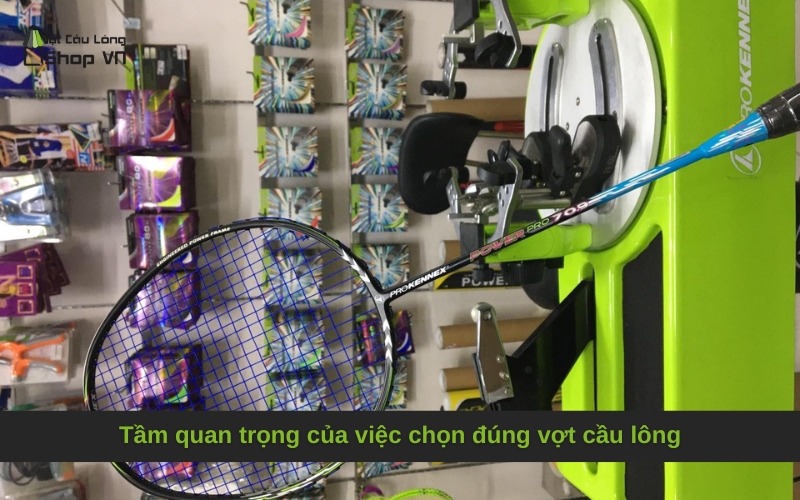 Tầm quan trọng của việc chọn đúng vợt cầu lông