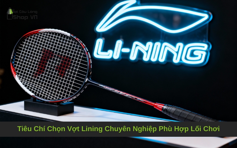 Tiêu Chí Chọn Vợt Lining Chuyên Nghiệp Phù Hợp Lối Chơi