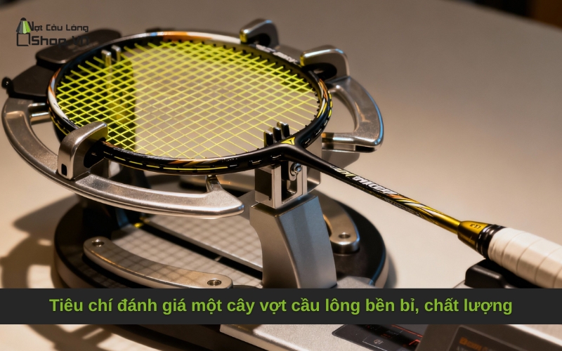 Tiêu chí đánh giá một cây vợt cầu lông bền bỉ, chất lượng