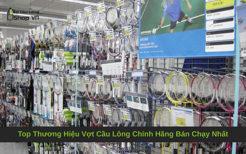 Top Thương Hiệu Vợt Cầu Lông Chính Hãng Bán Chạy Nhất