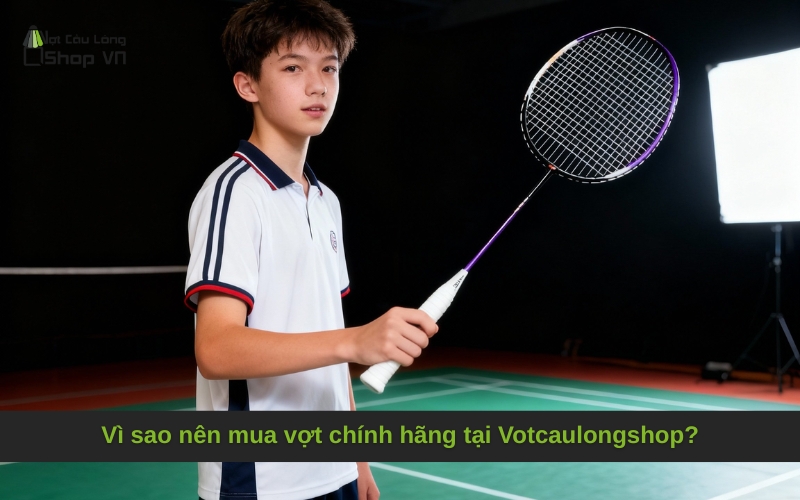 Vì sao nên mua vợt chính hãng tại Votcaulongshop?