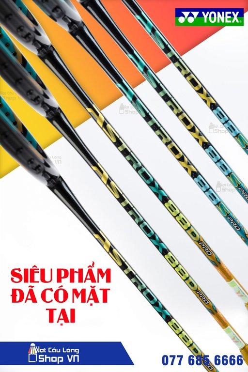 Vợt cầu lông Yonex Astrox 88S Pro và Yonex Astrox 88D Pro