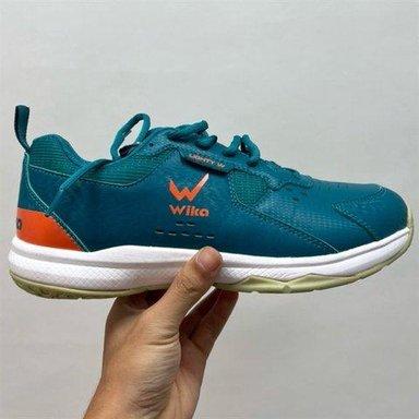 Giày Cầu Lông Wika Xanh/cam