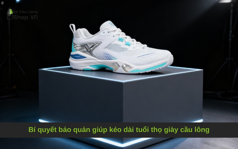 Bí quyết bảo quản giúp kéo dài tuổi thọ giày cầu lông