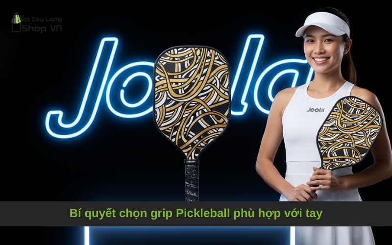 Bí quyết chọn grip Pickleball phù hợp với tay