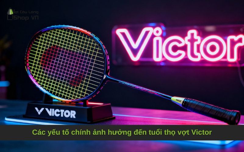 Các yếu tố chính ảnh hưởng đến tuổi thọ vợt Victor