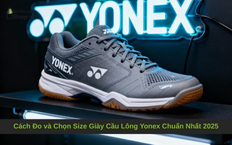 Cách Đo và Chọn Size Giày Cầu Lông Yonex Chuẩn Nhất 2025
