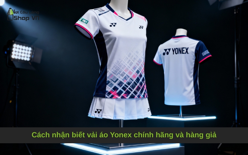 Cách nhận biết vải áo Yonex chính hãng và hàng giả