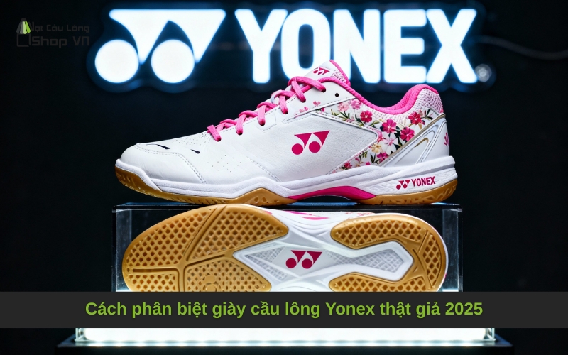 Cách phân biệt giày cầu lông Yonex thật giả 2025