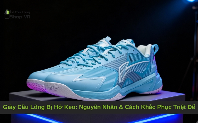 Giày Cầu Lông Bị Hở Keo_ Nguyên Nhân & Cách Khắc Phục Triệt Để