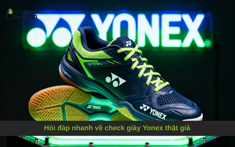 Hỏi đáp nhanh về check giày Yonex thật giả