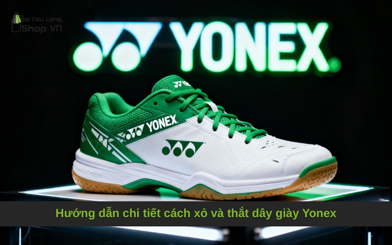 Hướng dẫn chi tiết cách xỏ và thắt dây giày Yonex