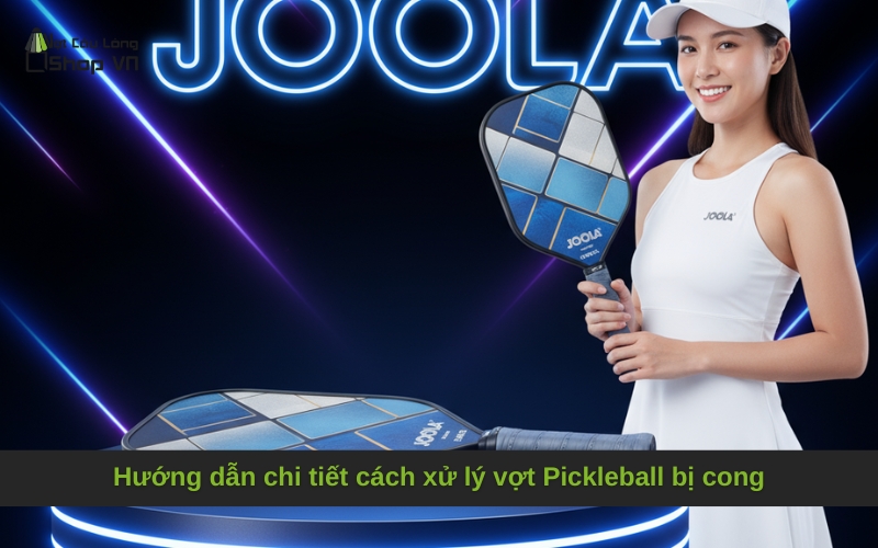 Hướng dẫn chi tiết cách xử lý vợt Pickleball bị cong