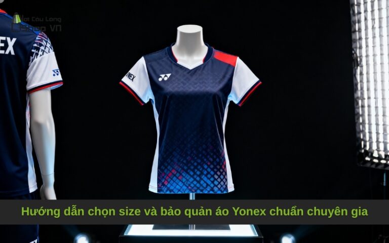 Hướng dẫn chọn size và bảo quản áo Yonex chuẩn chuyên gia