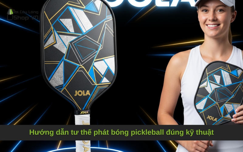 Hướng dẫn tư thế phát bóng pickleball đúng kỹ thuật