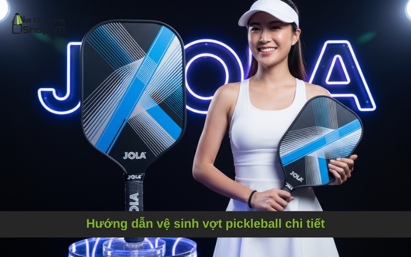 Hướng dẫn vệ sinh vợt pickleball chi tiết