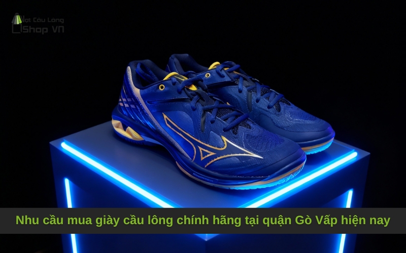 Nhu cầu mua giày cầu lông chính hãng tại quận Gò Vấp hiện nay