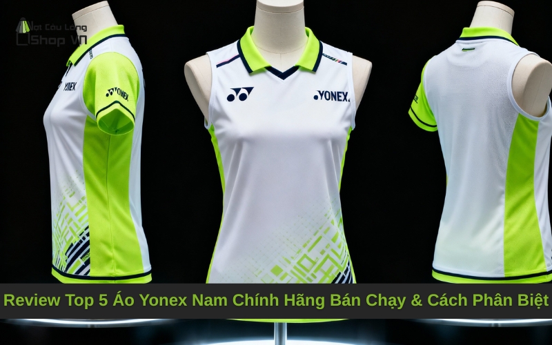 Review Top 5 Áo Yonex Nam Chính Hãng Bán Chạy & Cách Phân Biệt