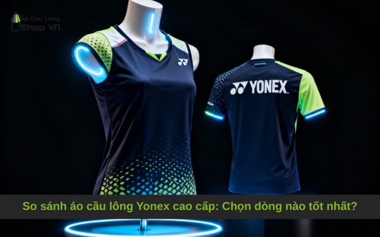 So sánh áo cầu lông Yonex cao cấp: Chọn dòng nào tốt nhất?