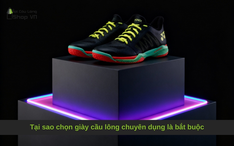 Tại sao chọn giày cầu lông chuyên dụng là bắt buộc